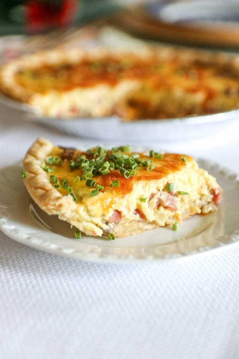 Ham and Mushroom Quiche JCP Eats