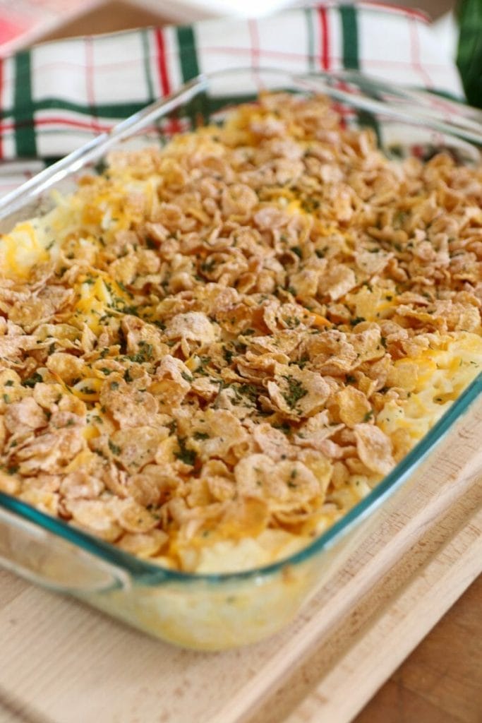 Hashbrown Casserole with Corn Flakes