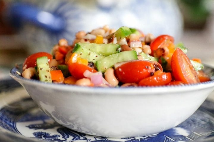 Colorful Black Eyed Pea Salad