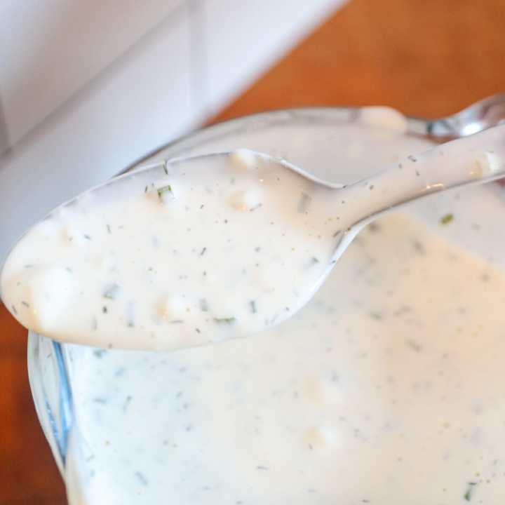 Homemade Buttermilk Ranch Dressing JCP Eats