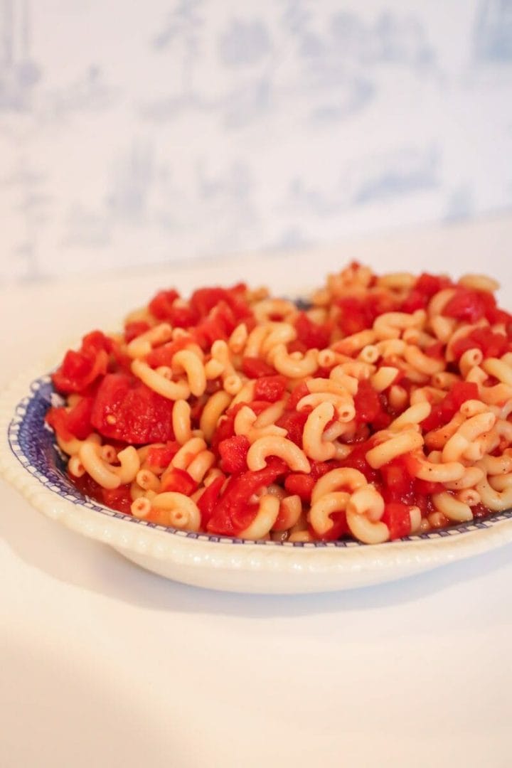 Old Fashioned Macaroni and Tomatoes
