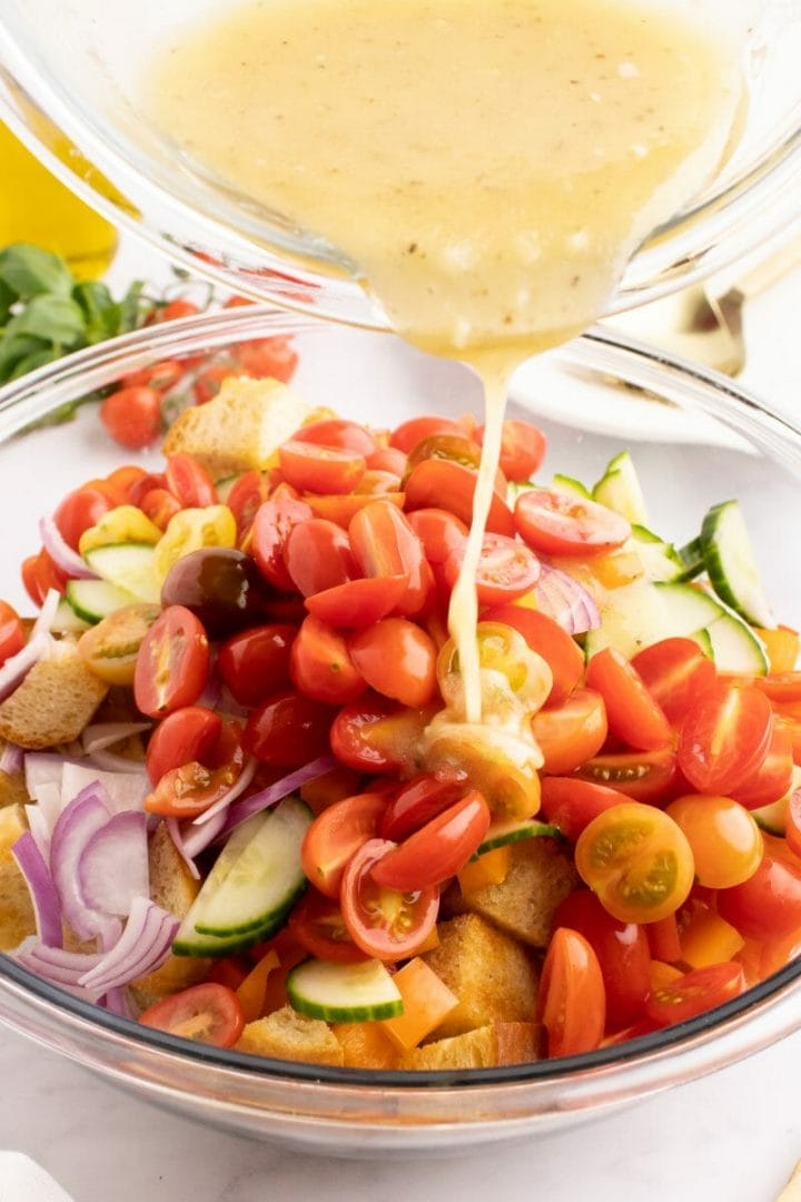 Panzanella Salad with Vinaigrette