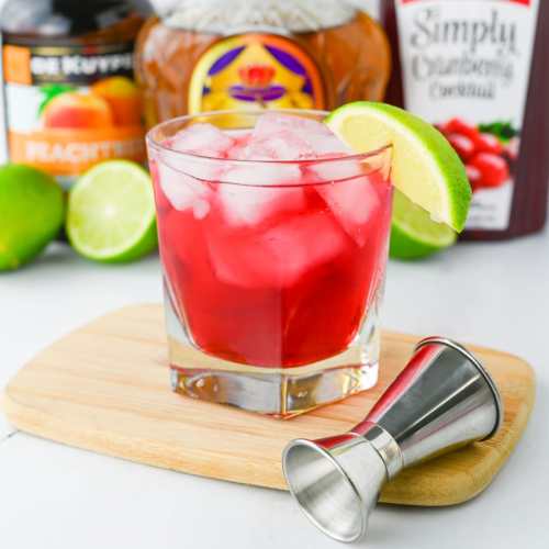 Crown and Cranberry Cocktail