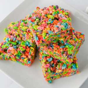 Fruity Pebbles Rice Krispy Treats