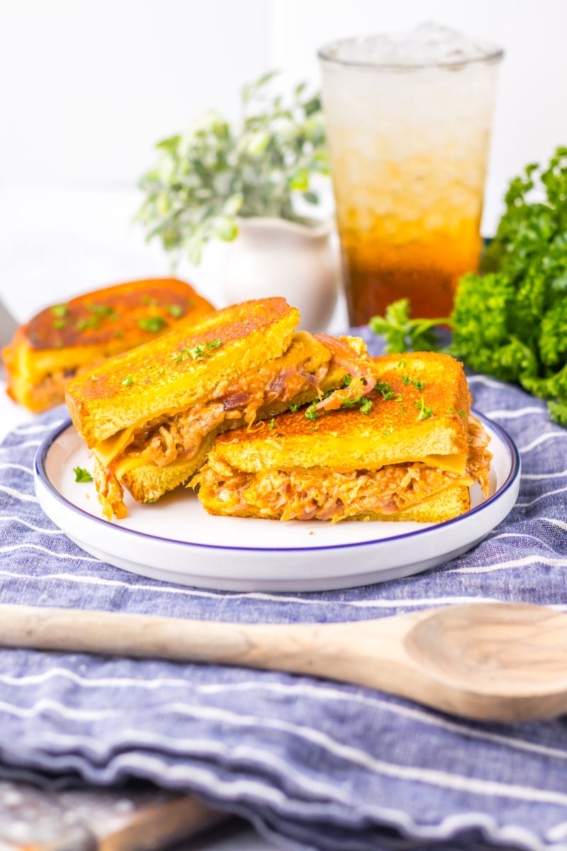 BBQ Chicken Grilled Cheese