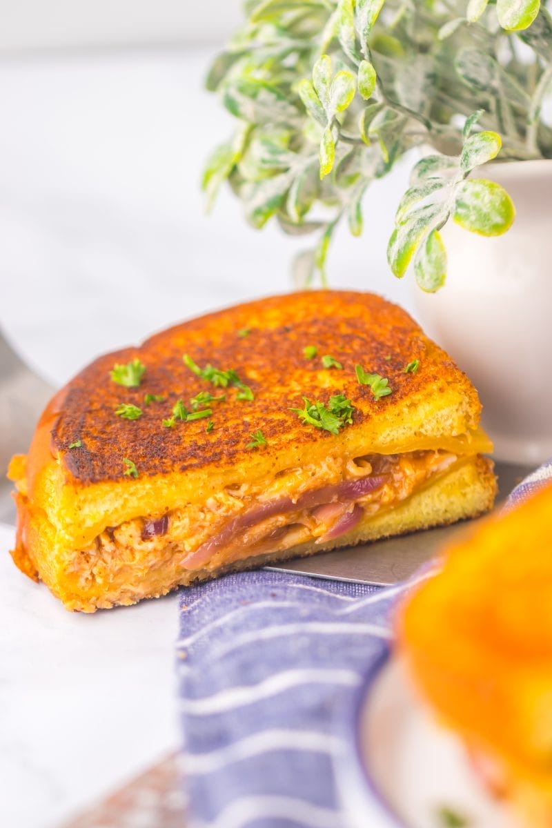 BBQ Chicken Grilled Cheese
