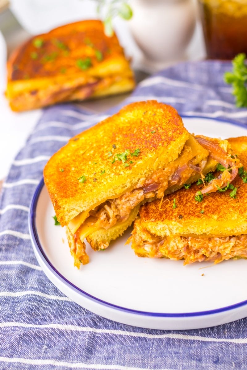 BBQ Chicken Grilled Cheese