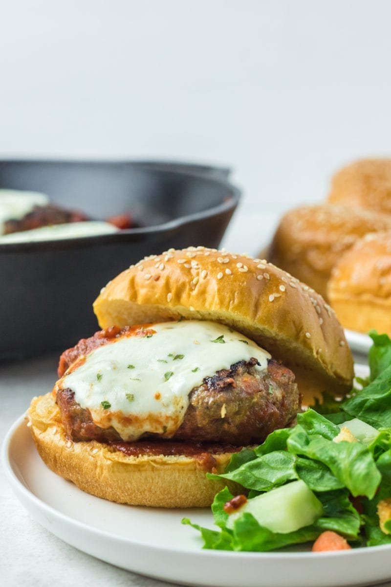 Chicken Parm Burgers