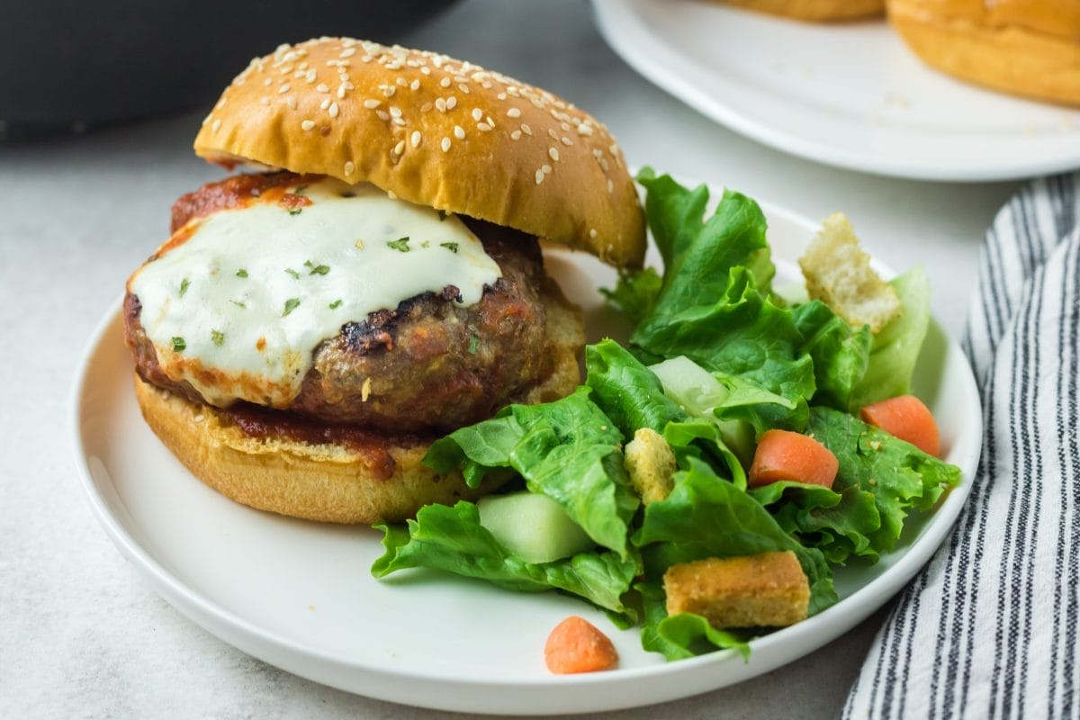 Chicken Parm Burgers