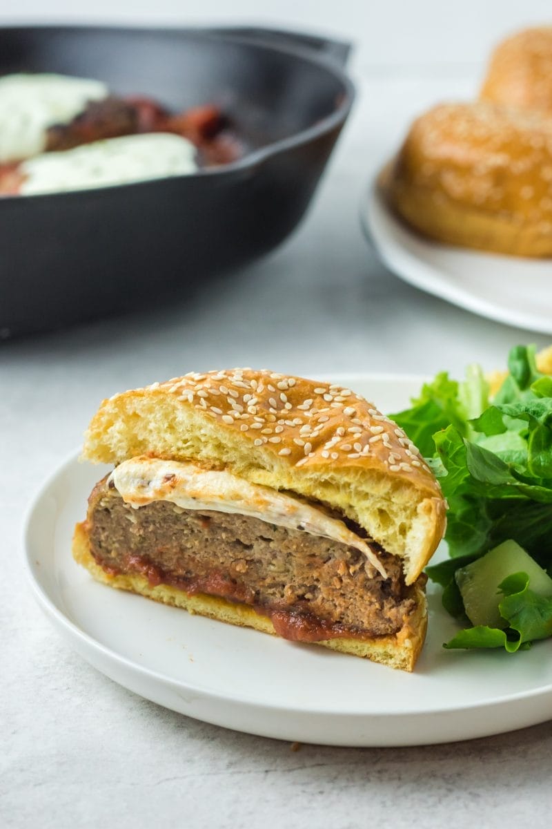 Chicken Parm Burgers