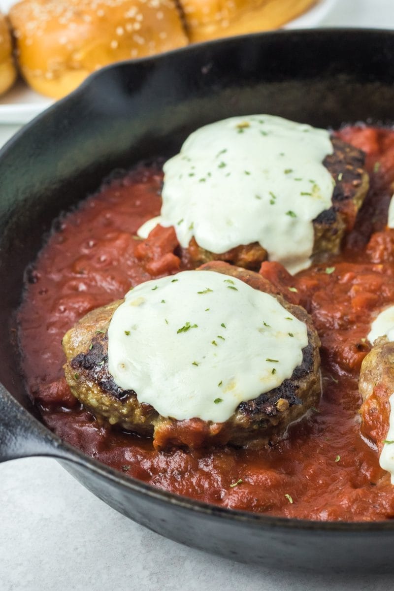 Chicken Parm Burgers