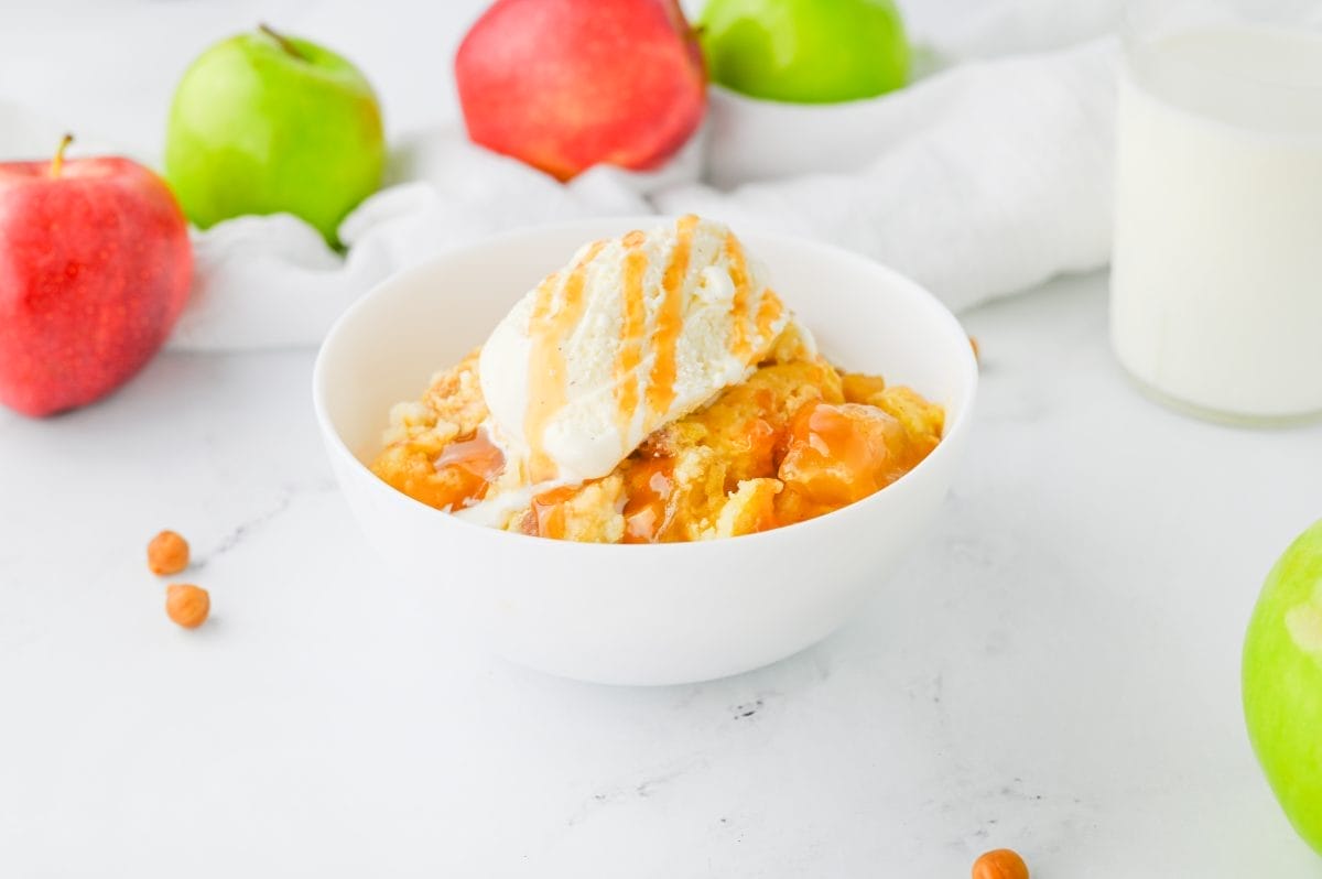 Caramel Apple Cobbler
