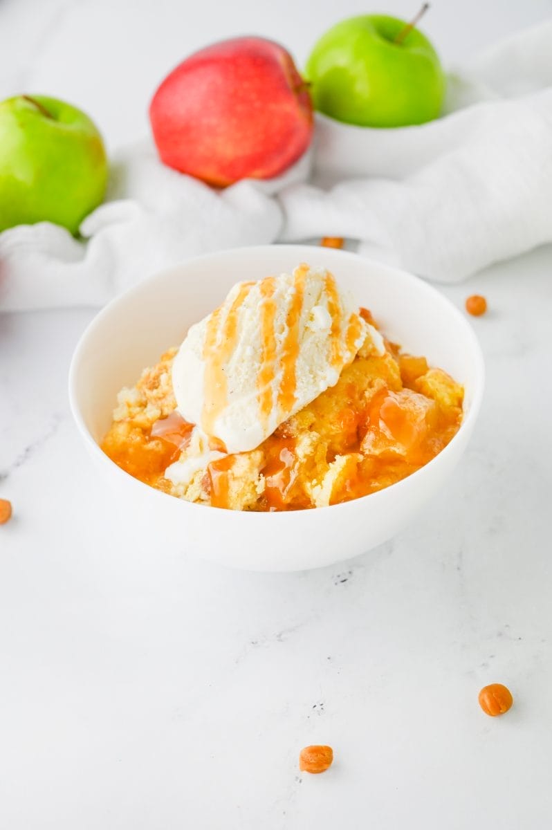 Caramel Apple Cobbler