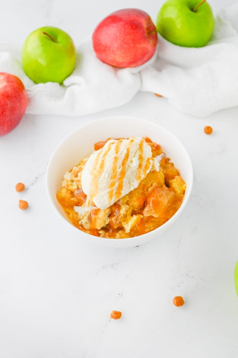 Caramel Apple Cobbler
