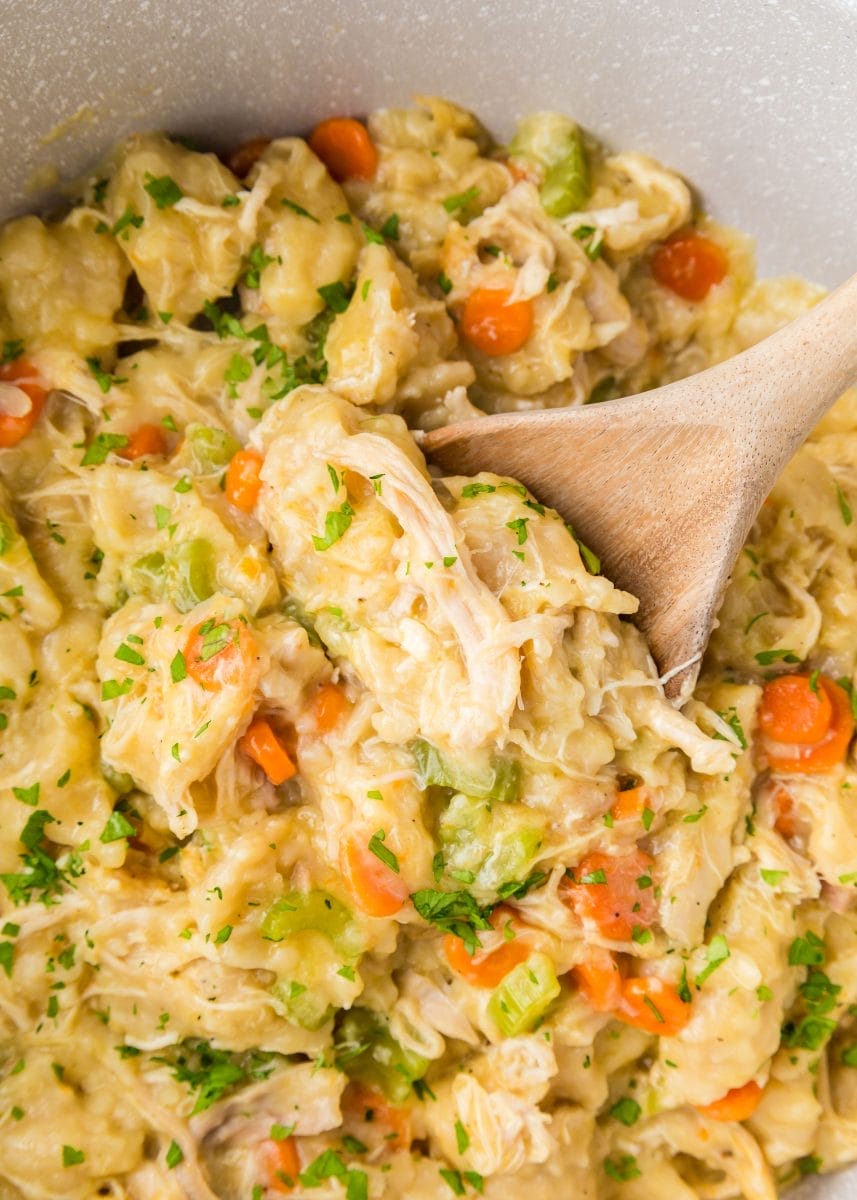 Chicken and Dumplings with Canned Biscuits
