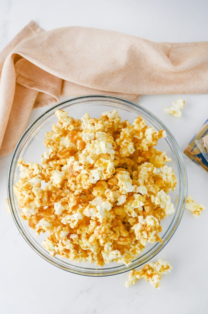 Homemade Caramel Popcorn