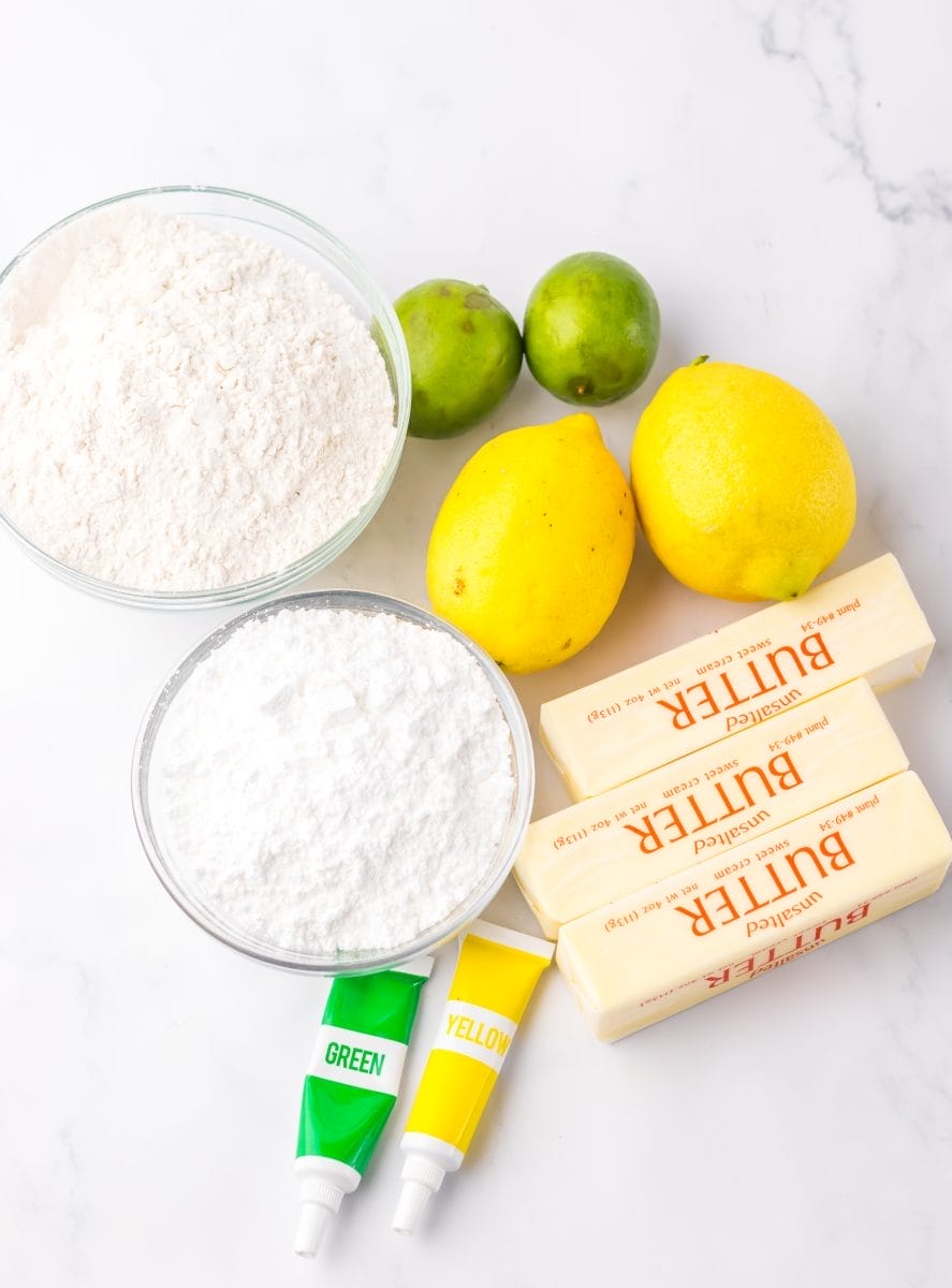Lemon Lime Meltaway Cookies