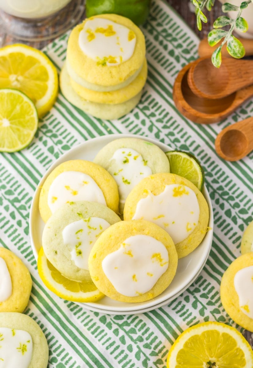 Lemon Lime Meltaway Cookies