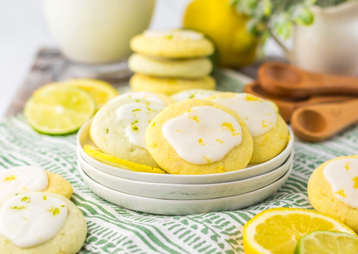 Lemon Lime Meltaway Cookies