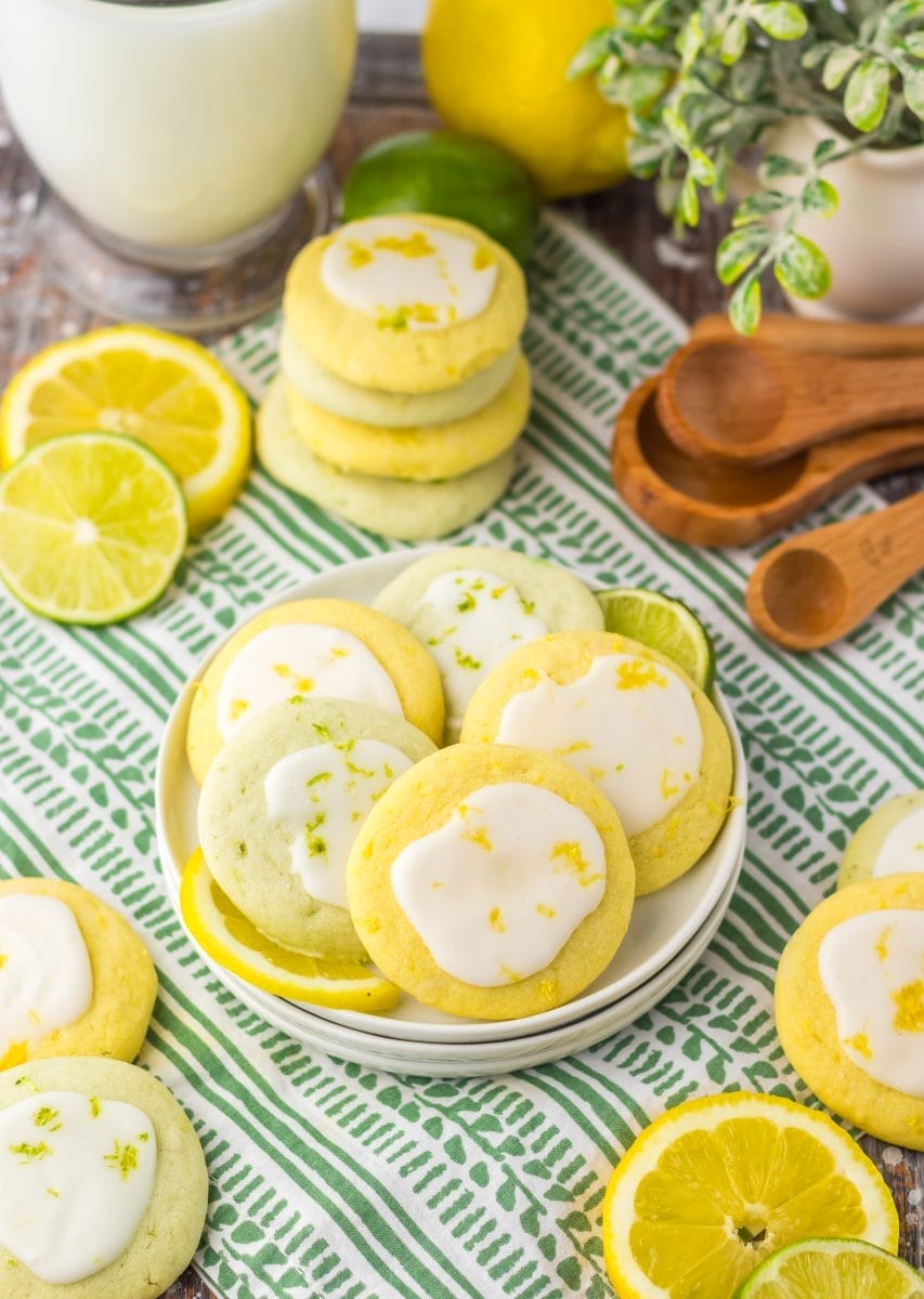 Lemon Lime Meltaway Cookies