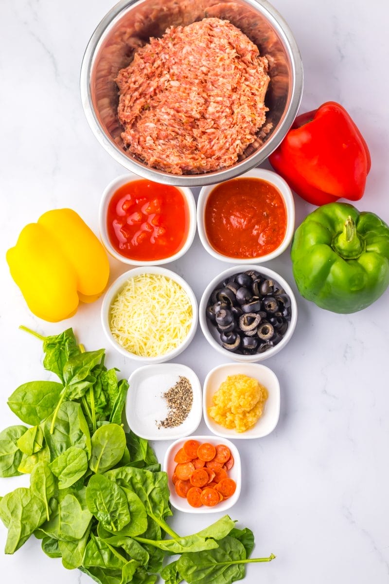 Pizza Stuffed Peppers