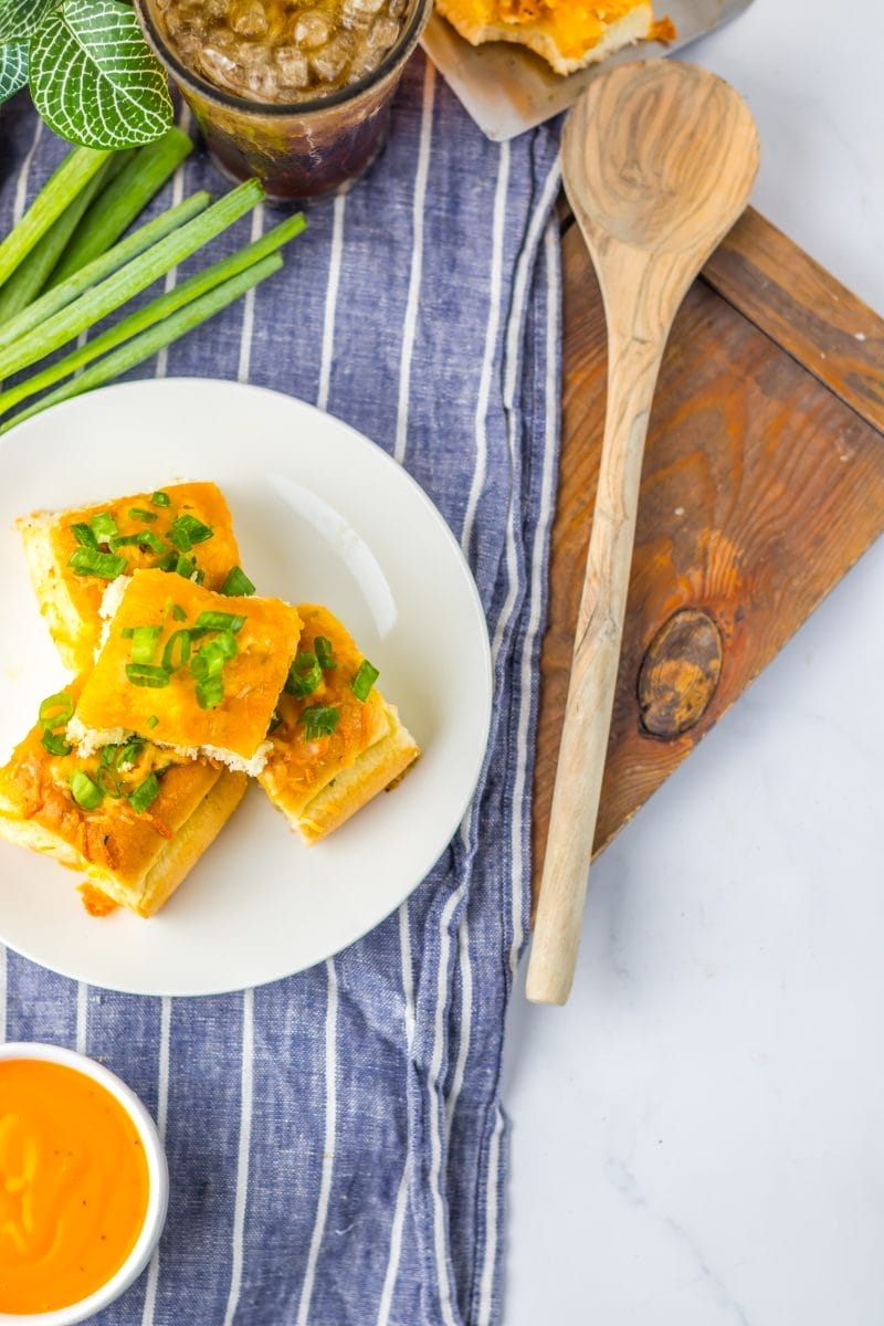 Buffalo Chicken Stuffed Rolls