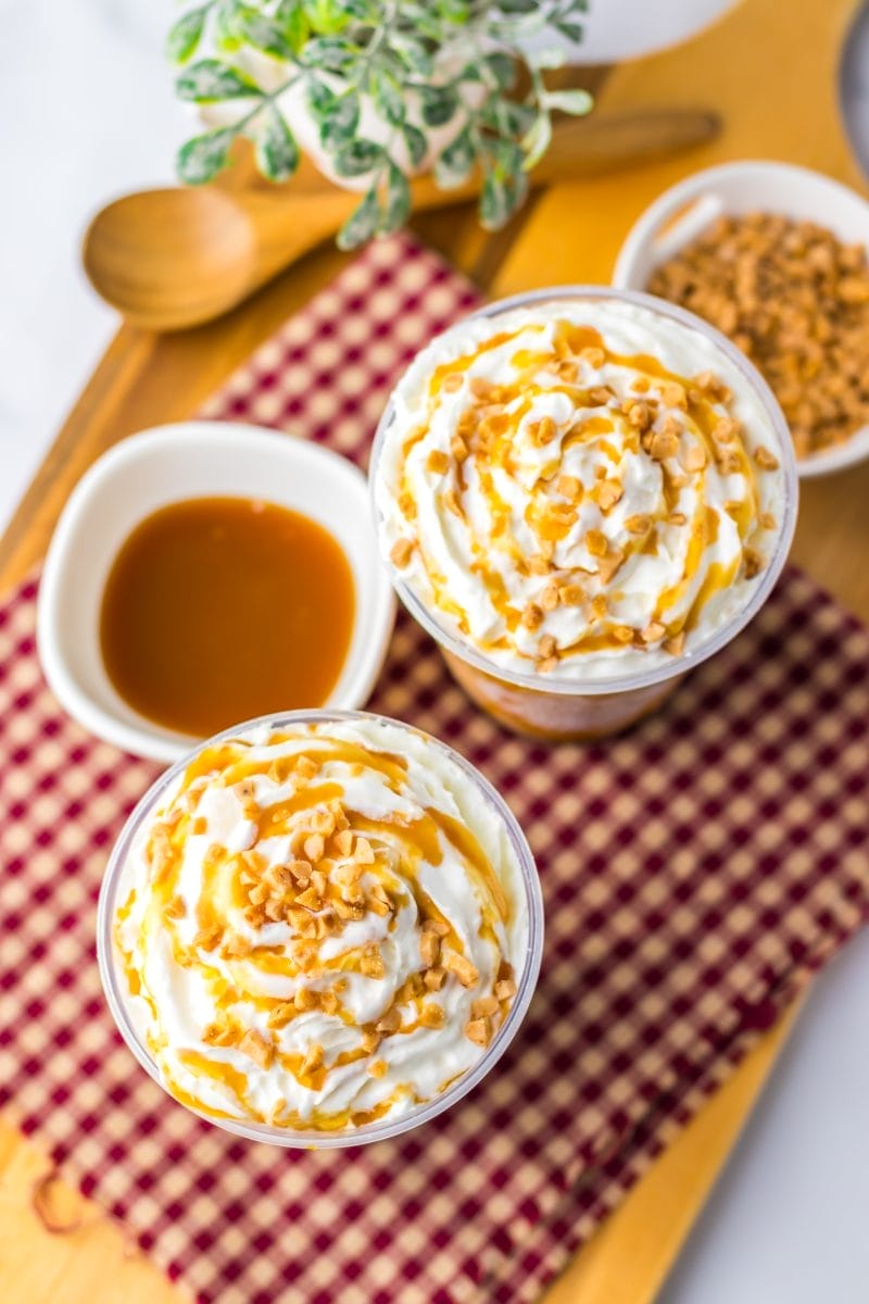 Copycat Starbucks Caramel Ribbon Crunch