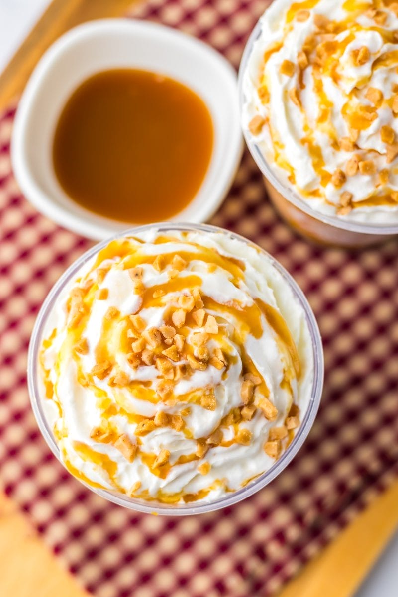 Copycat Starbucks Caramel Ribbon Crunch