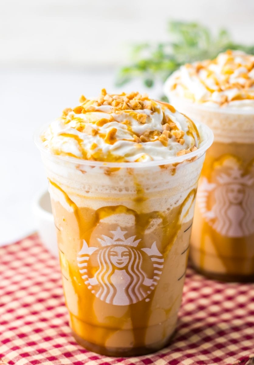 Copycat Starbucks Caramel Ribbon Crunch
