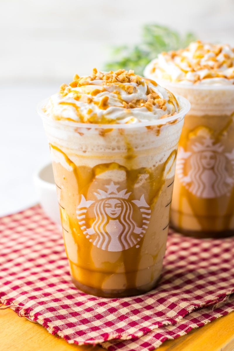 Copycat Starbucks Caramel Ribbon Crunch