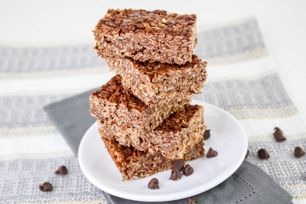 Homemade Chocolate Rice Krispie Treats