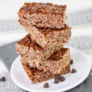 Homemade Chocolate Rice Krispie Treats