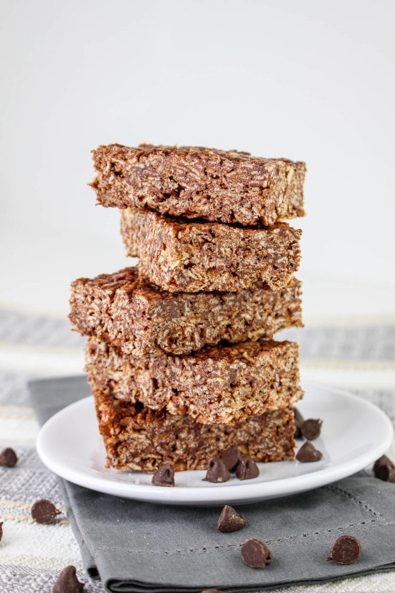 Homemade Chocolate Rice Krispie Treats