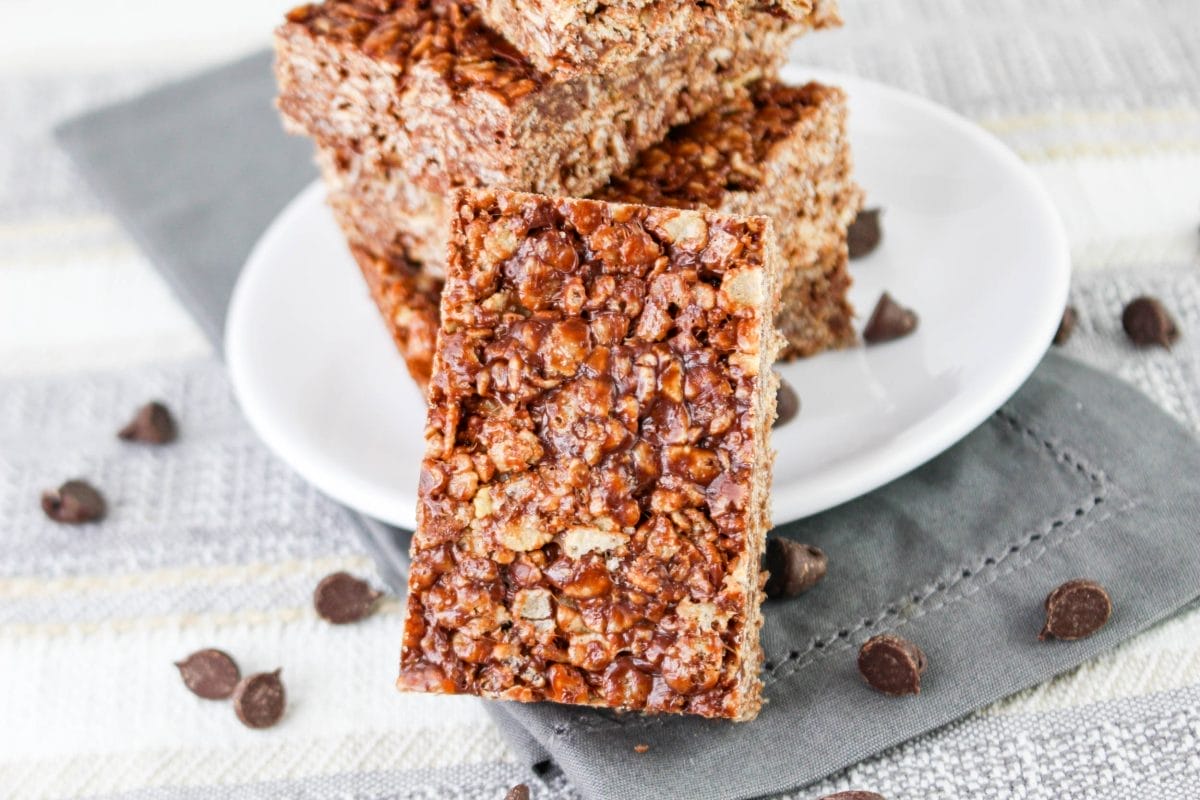 Homemade Chocolate Rice Krispie Treats