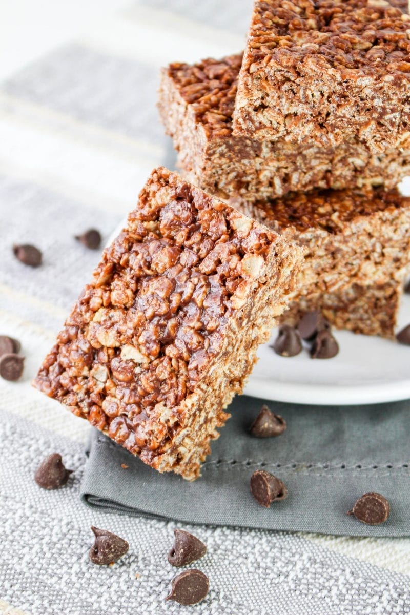 Homemade Chocolate Rice Krispie Treats