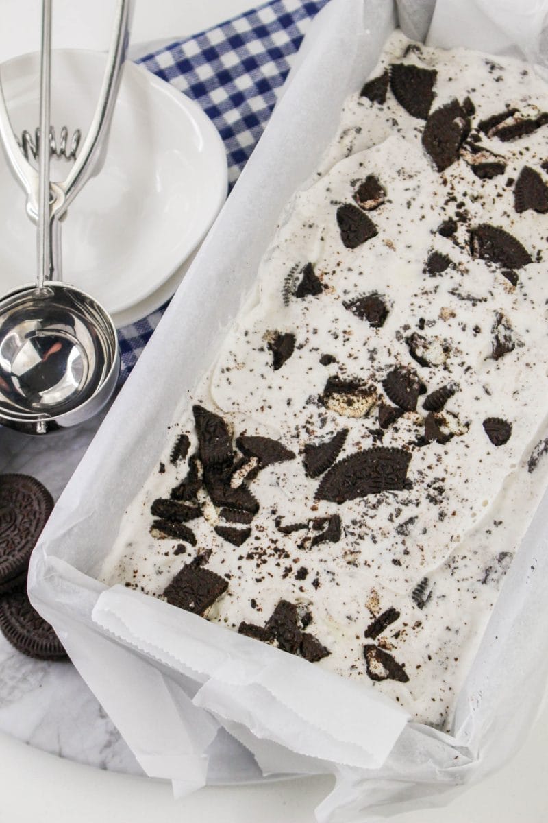 Oreo Cookies and Cream Ice Cream