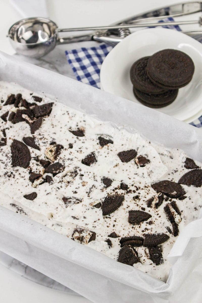 Oreo Cookies and Cream Ice Cream