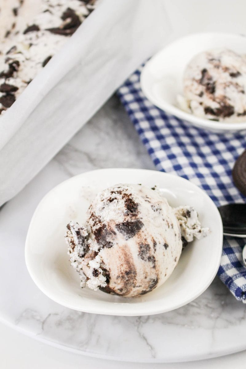 Oreo Cookies and Cream Ice Cream