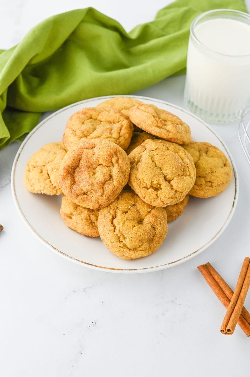 Pumpkin Snickerdoodle Cookies