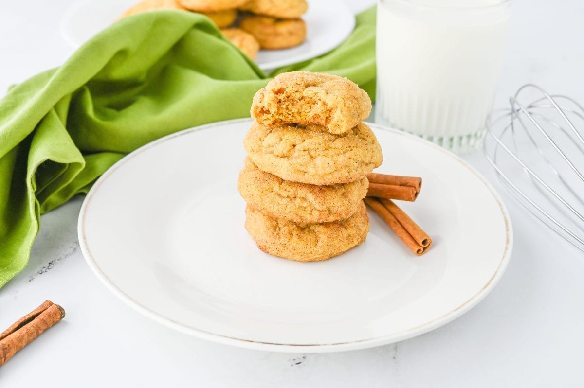 Pumpkin Snickerdoodle Cookies