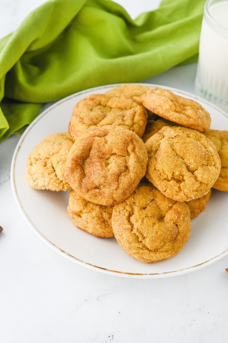 Pumpkin Snickerdoodle Cookies