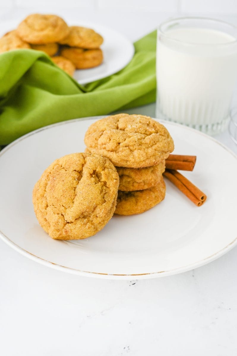 Pumpkin Snickerdoodle Cookies