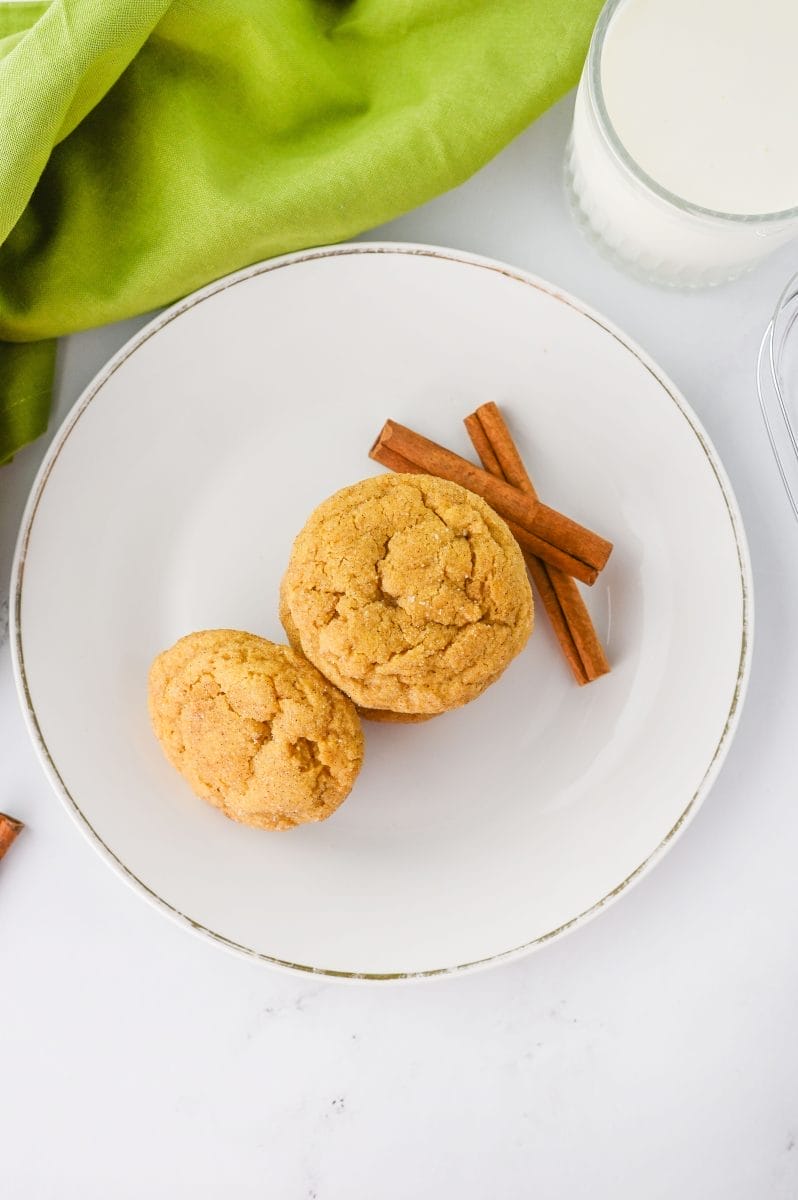 Pumpkin Snickerdoodle Cookies
