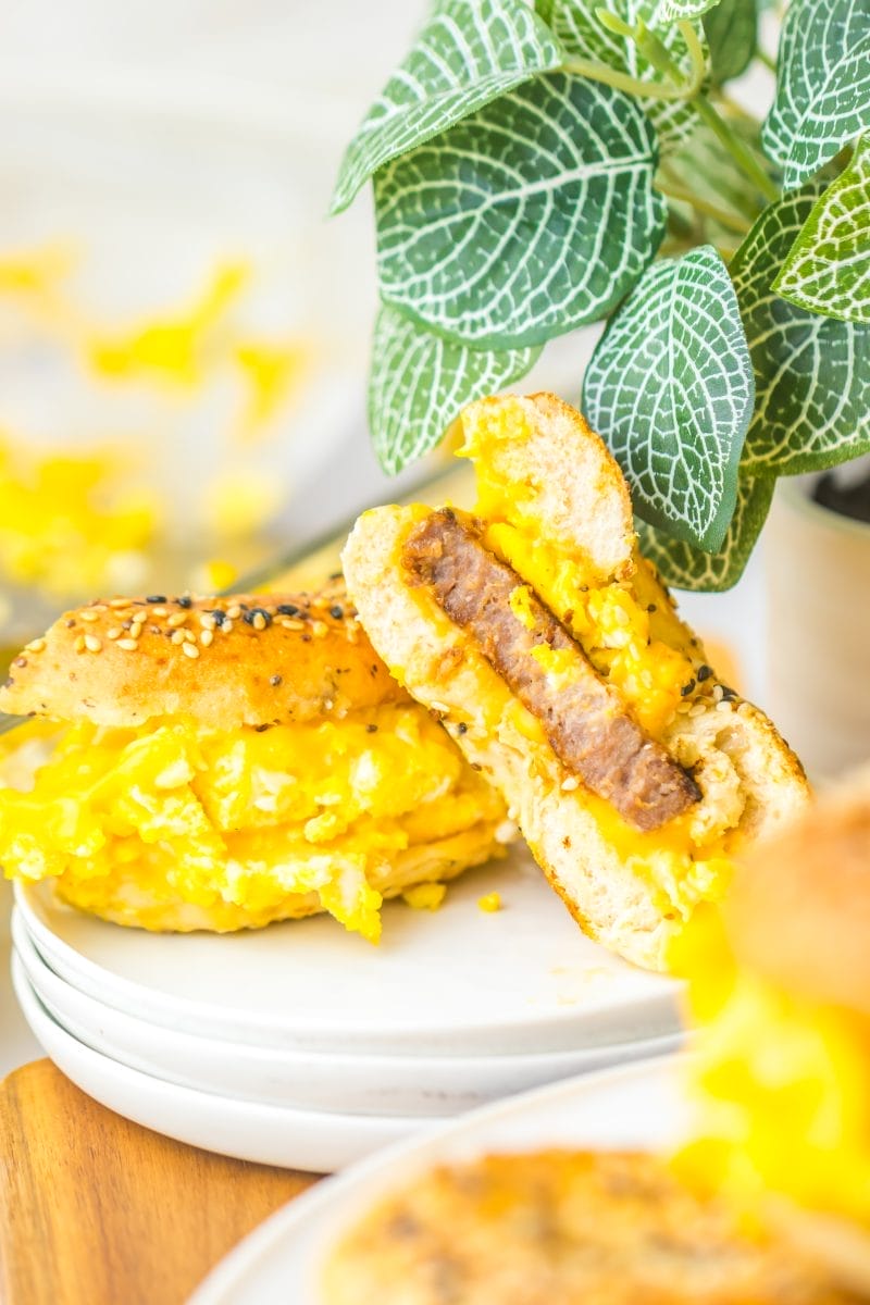 Sausage Egg and Cheese Breakfast Sliders