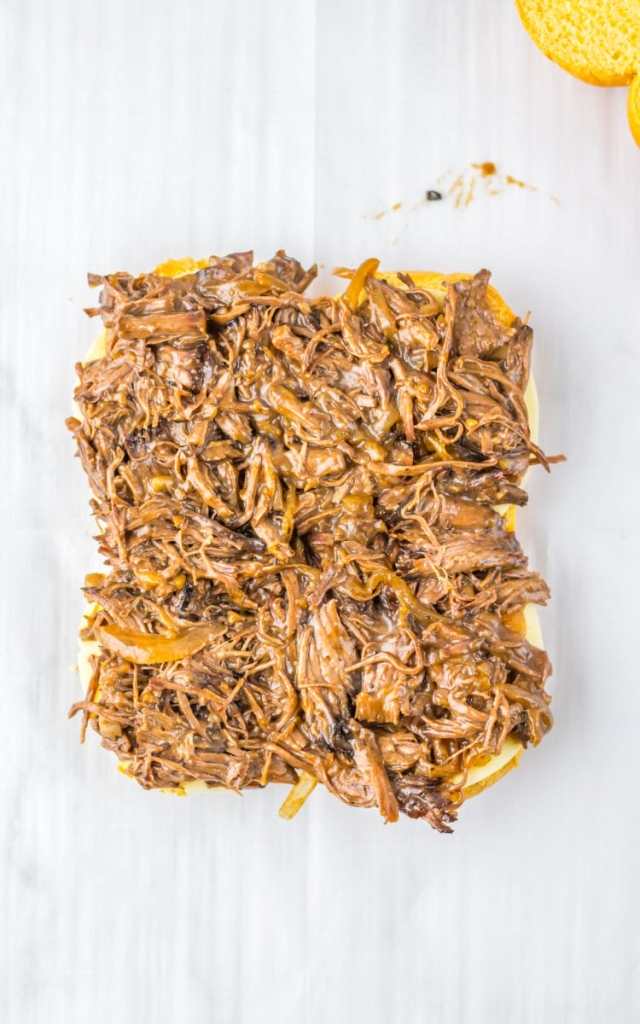 Slow Cooker Beer Beef Sliders