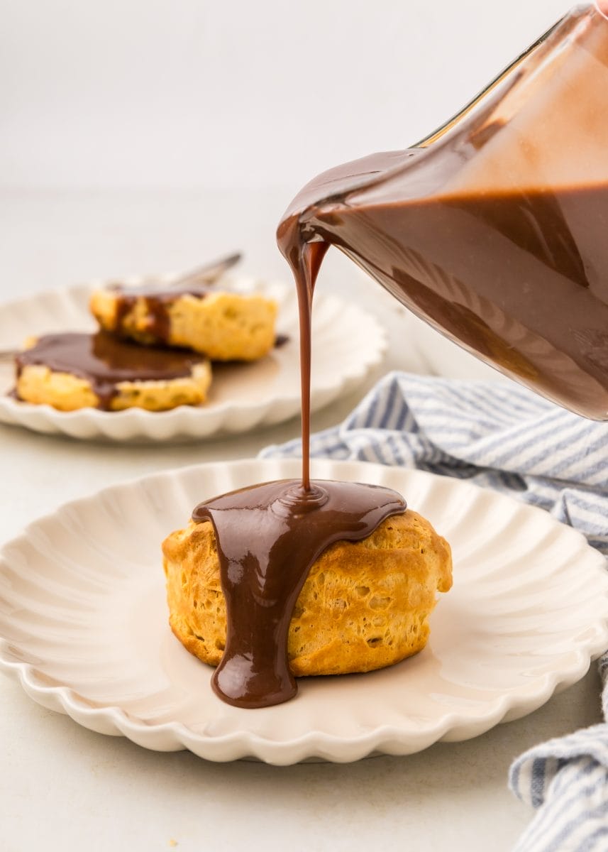 Chocolate Gravy and Biscuits