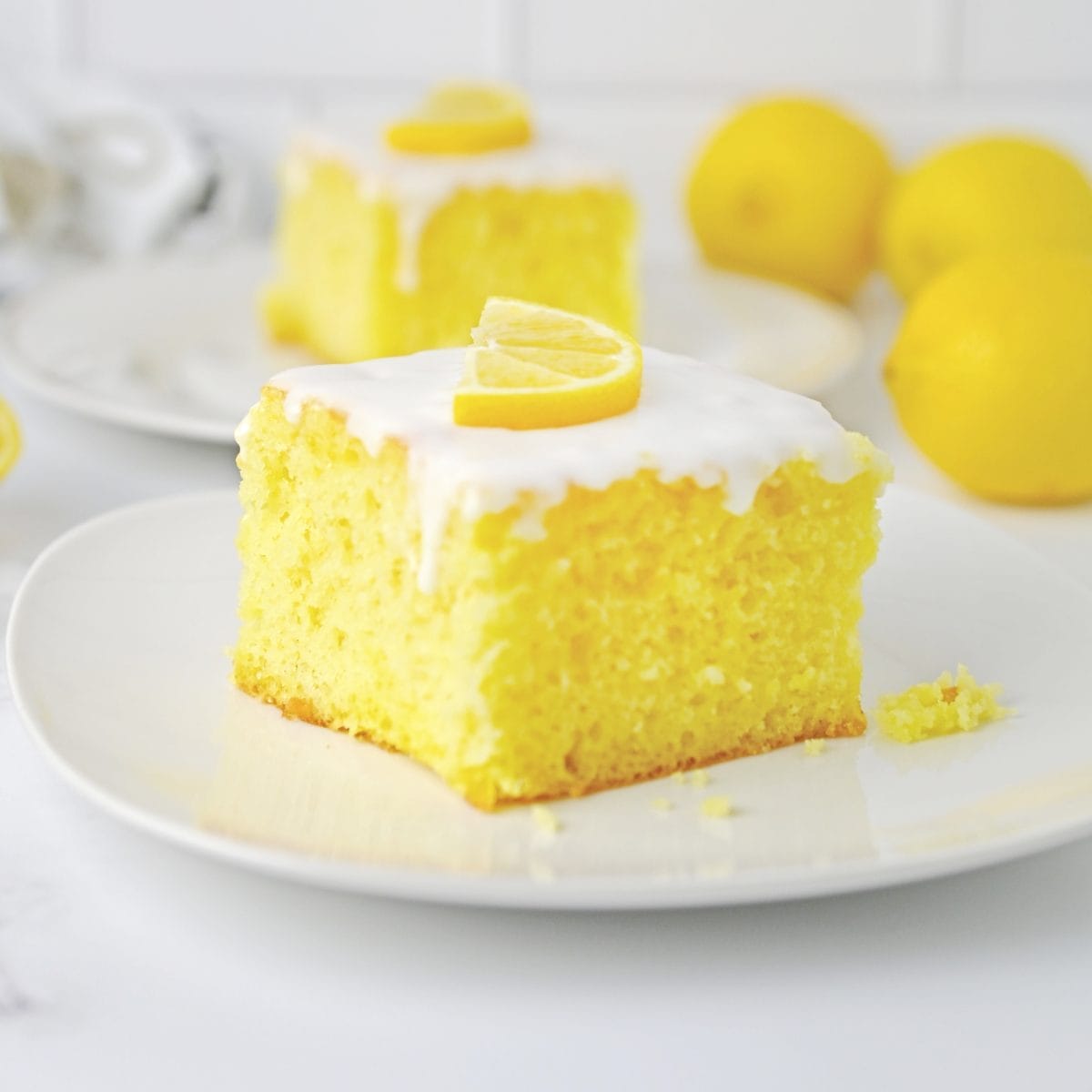 Lemon Jello Cake - JCP Eats