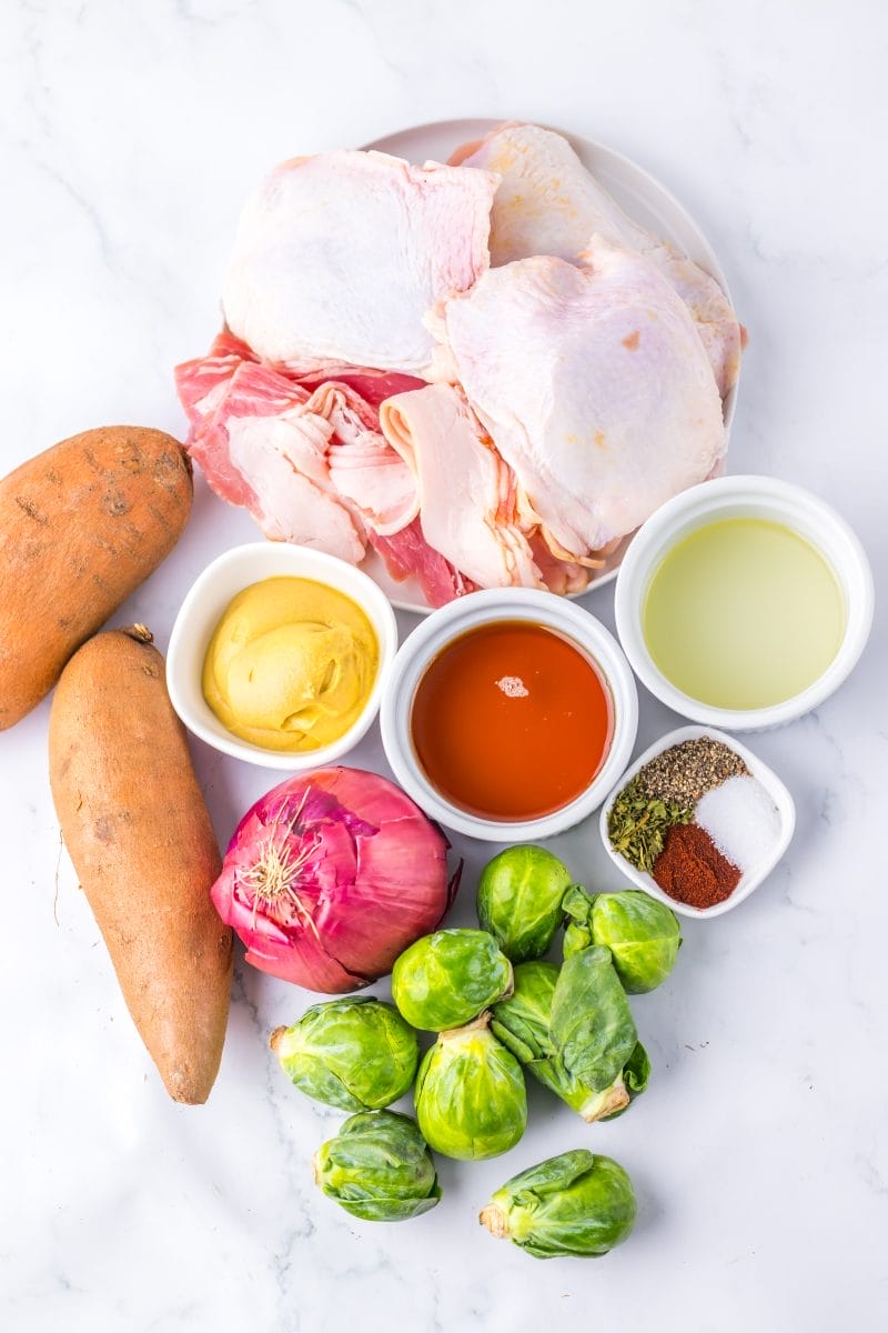 Maple Dijon Chicken Sheet Pan