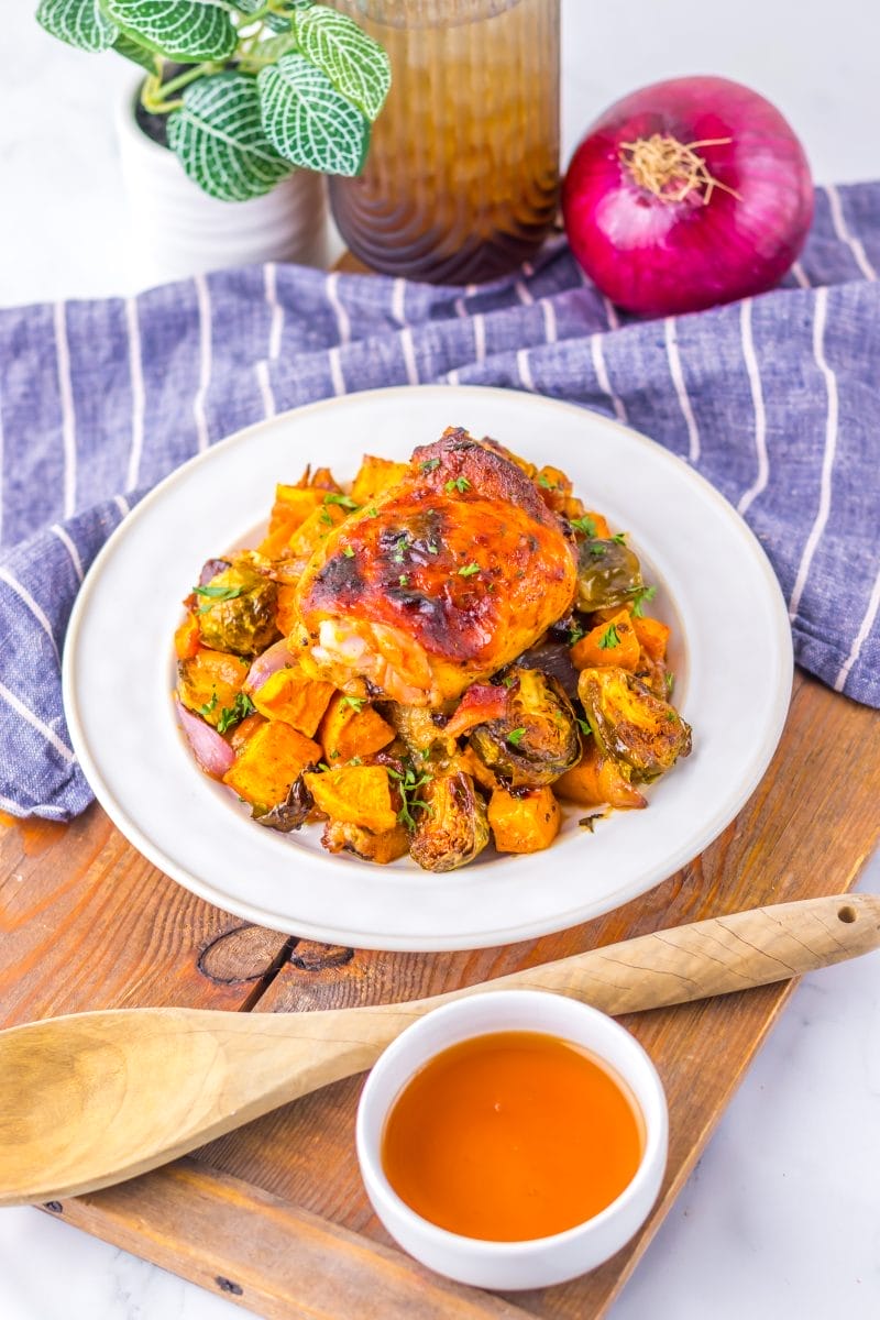 Maple Dijon Chicken Sheet Pan