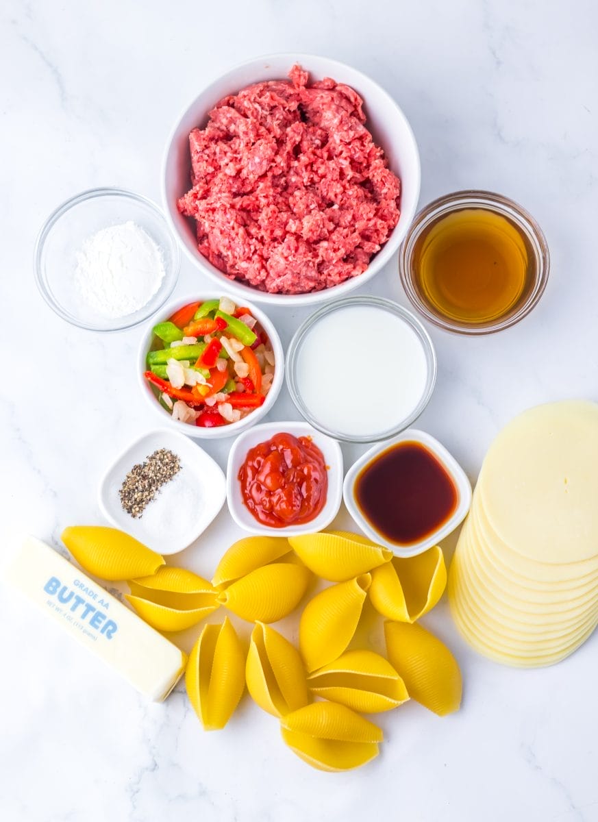 Philly Cheesesteak Stuffed Shells